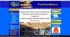Desktop Screenshot of pneushop.makar.cz
